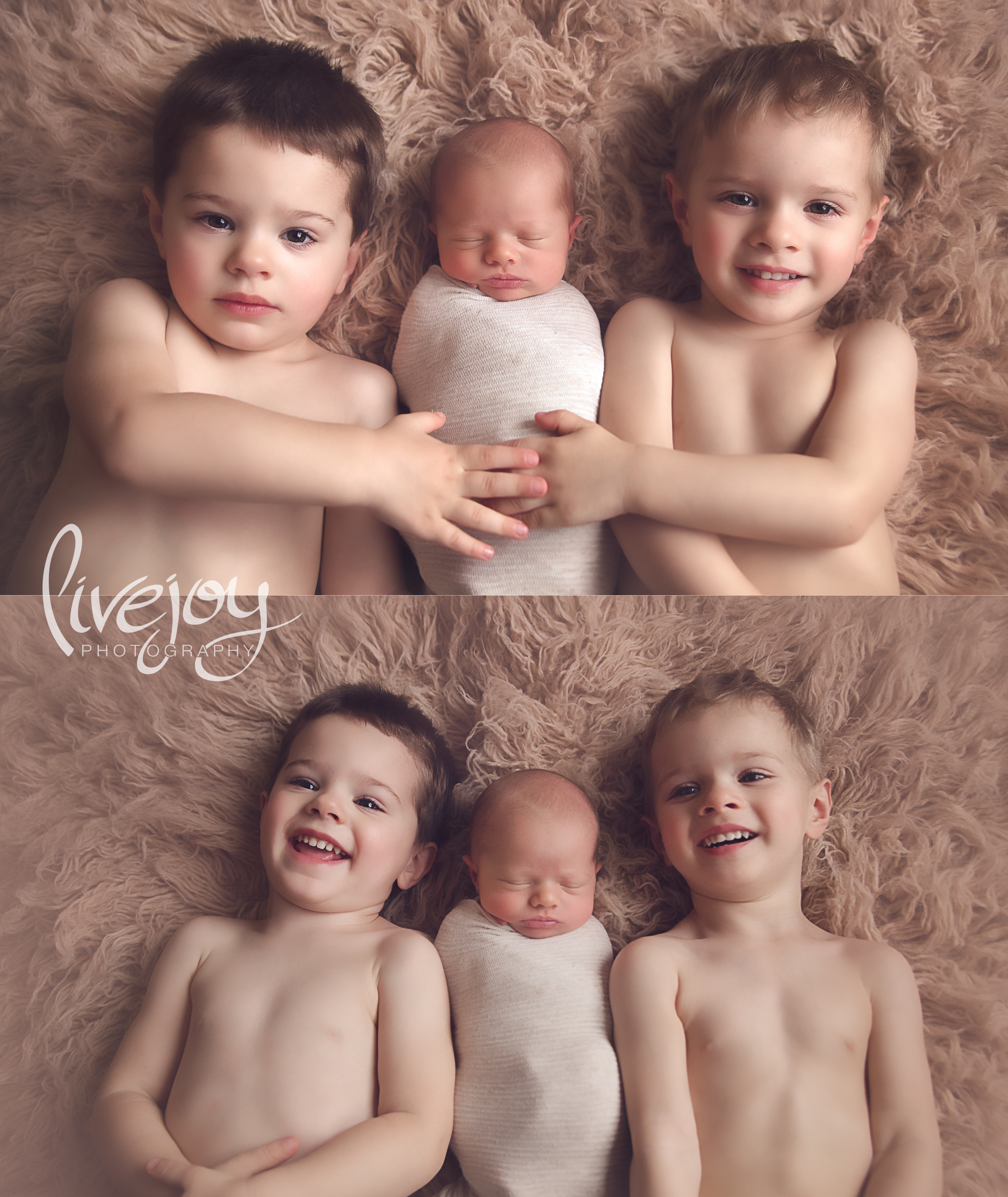 Newborn & Twin Siblings Photography - LiveJoy Photography - Oregon