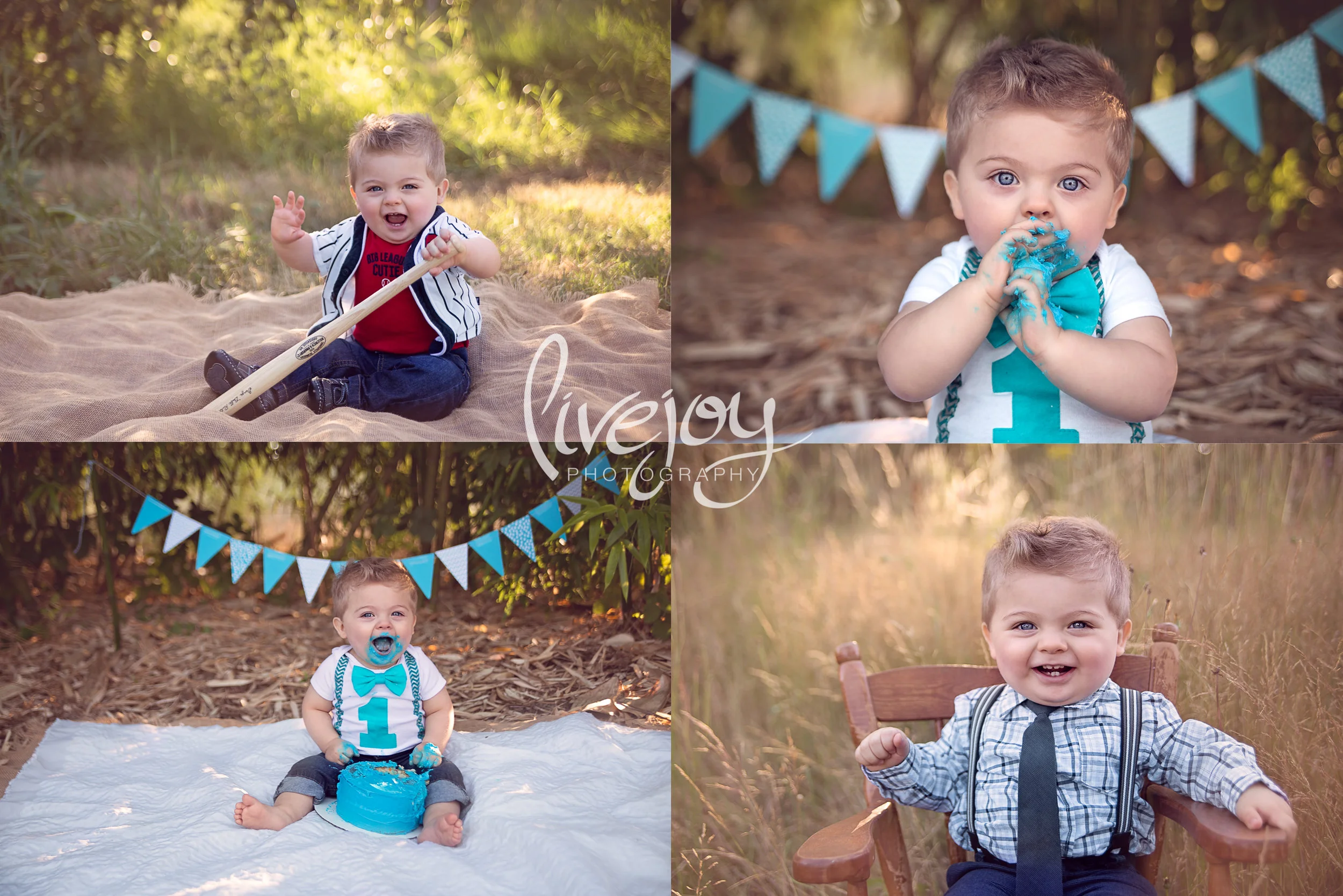 One Year Cake Smash - Oregon | LiveJoy Photography