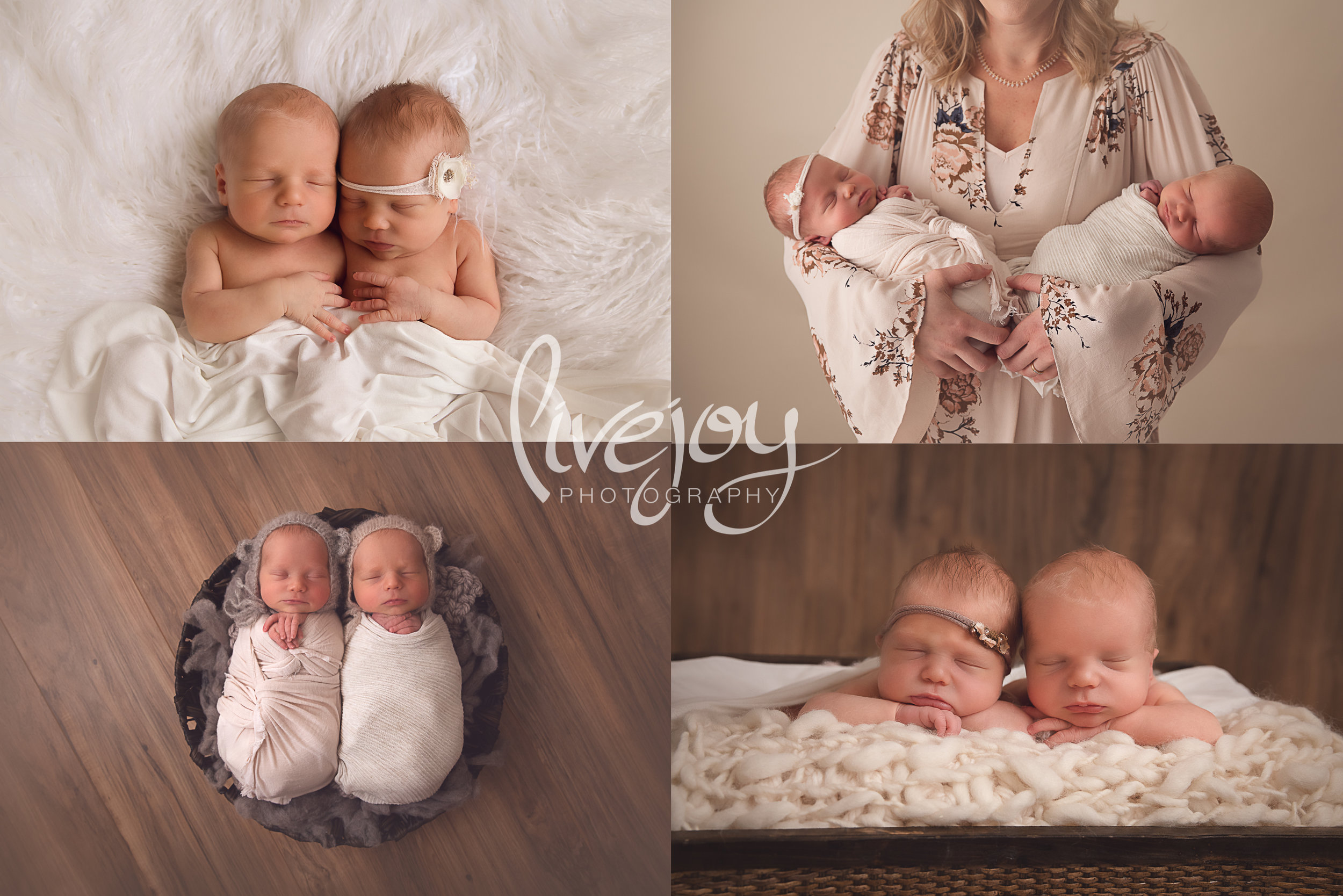 Twin Newborn Photography | Oregon | LiveJoy Photography