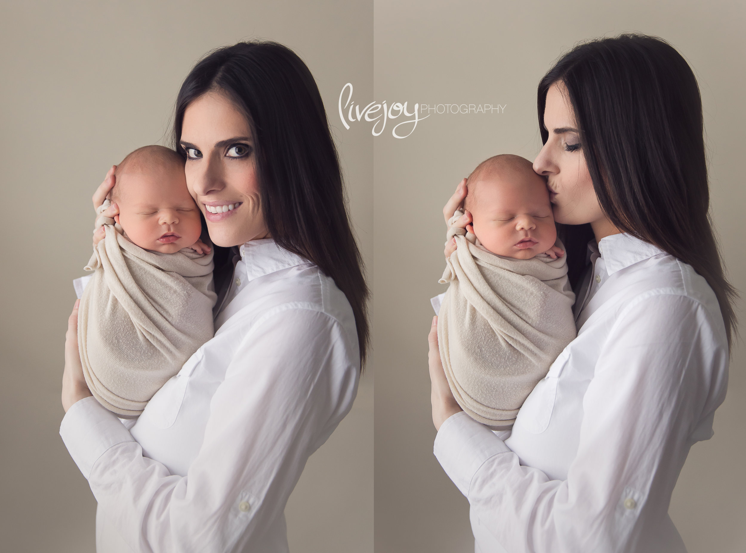 Parent Mom and Baby Newborn Photos | Oregon | LiveJoy Photography 