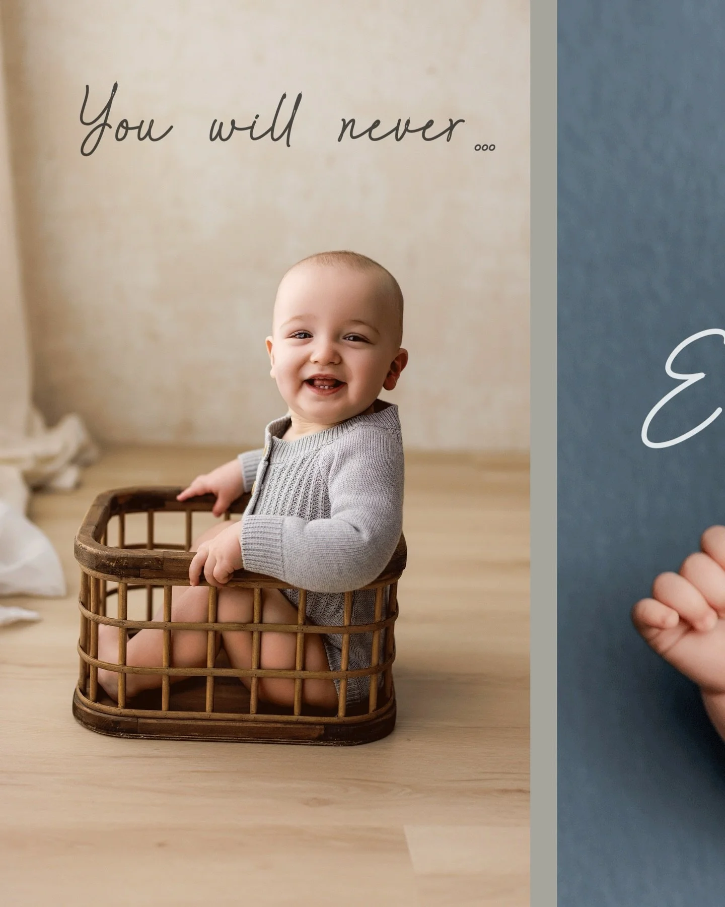 Before you know it. Your newborn will be 6 months old&hellip; and then 1. And you will wonder how it happened. 

It was a year of sleepless nights. A year of 3am party&rsquo;s. A year of firsts. First smile. First roll over. First giggle. First sitti