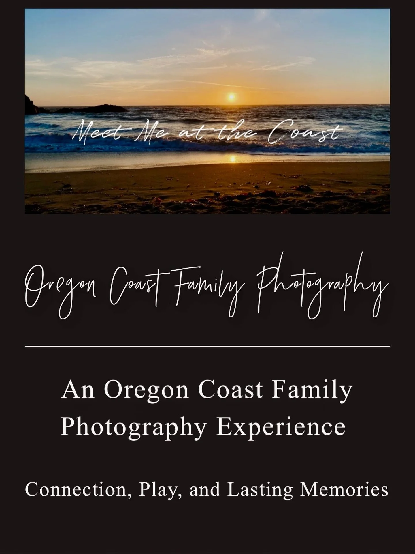 I am so excited to finally share the details for something I have been dreaming about&hellip;eek!!! 

Our first annual Destination Family Sessions is happening this summer!!!

This year we are heading to the Oregon coast 🌊 !! So many of you have ask