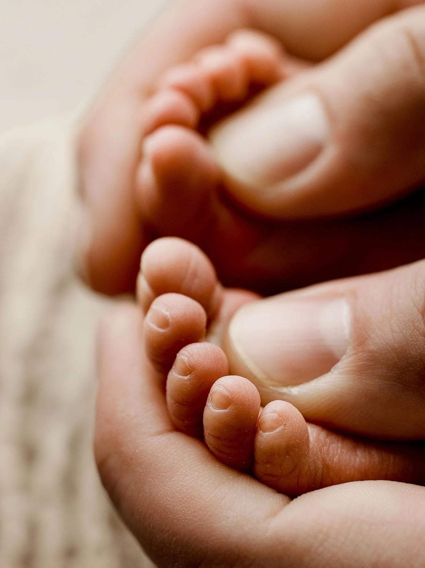 I take macro images like this every single session. While you may not choose them for a large wall art, you will be forever grateful you have them. Did you know newborns feet are only curled like this for a short time? Part of the reason I want to ca