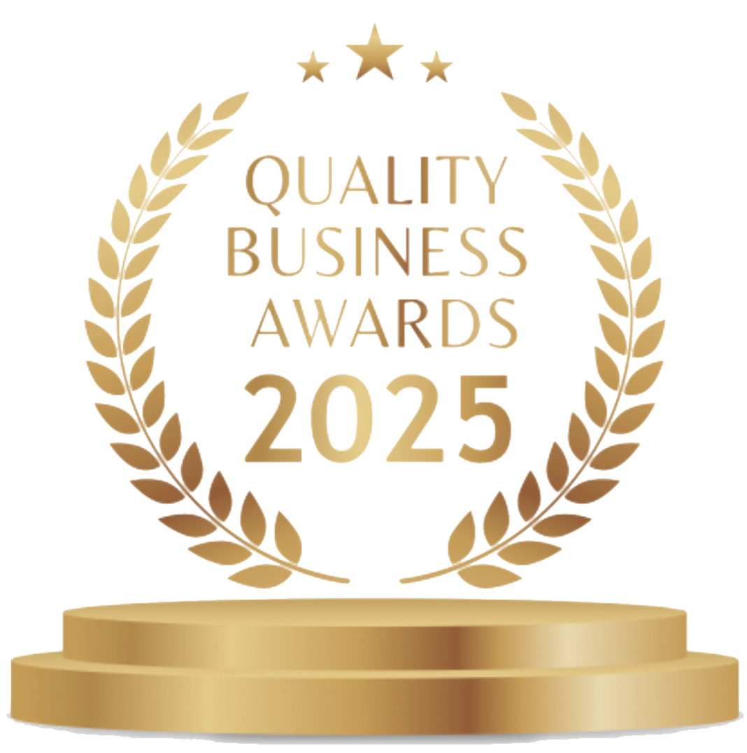 Quality Business Awards 2025 winner badge recognizing top rated photography business