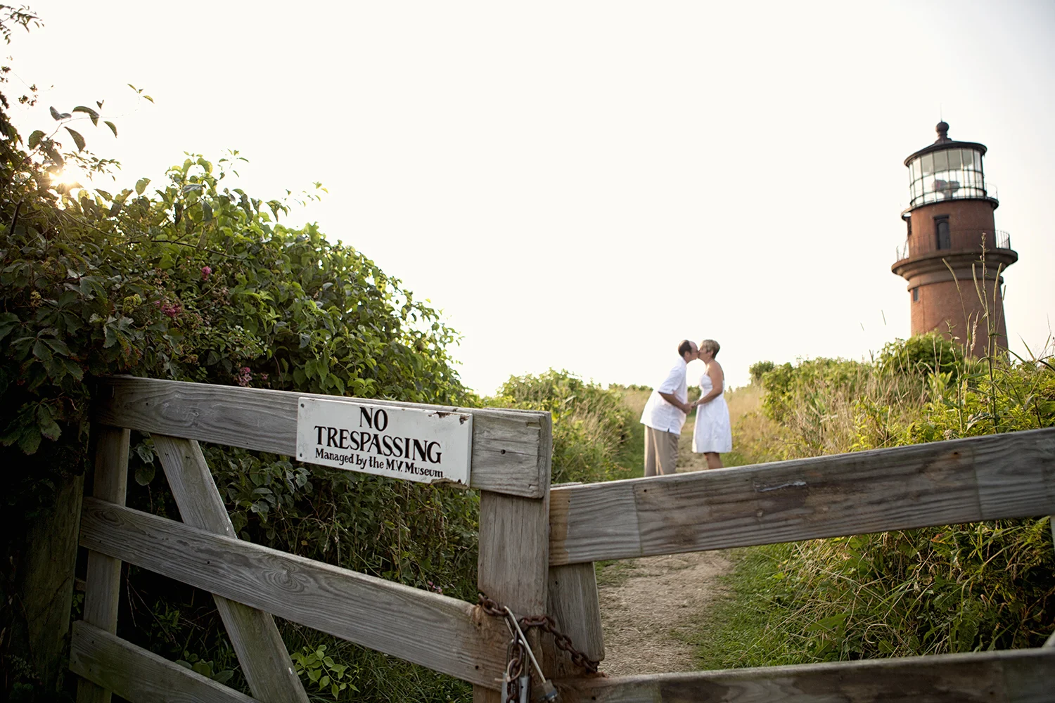 Stan and I at Gay Head Lighthouse, Martha's Vineyard celebrating 20 years of marriage.