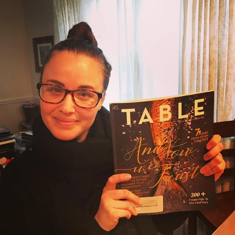 Jordan's new book "Write it Out" was featured in Table Magazine!