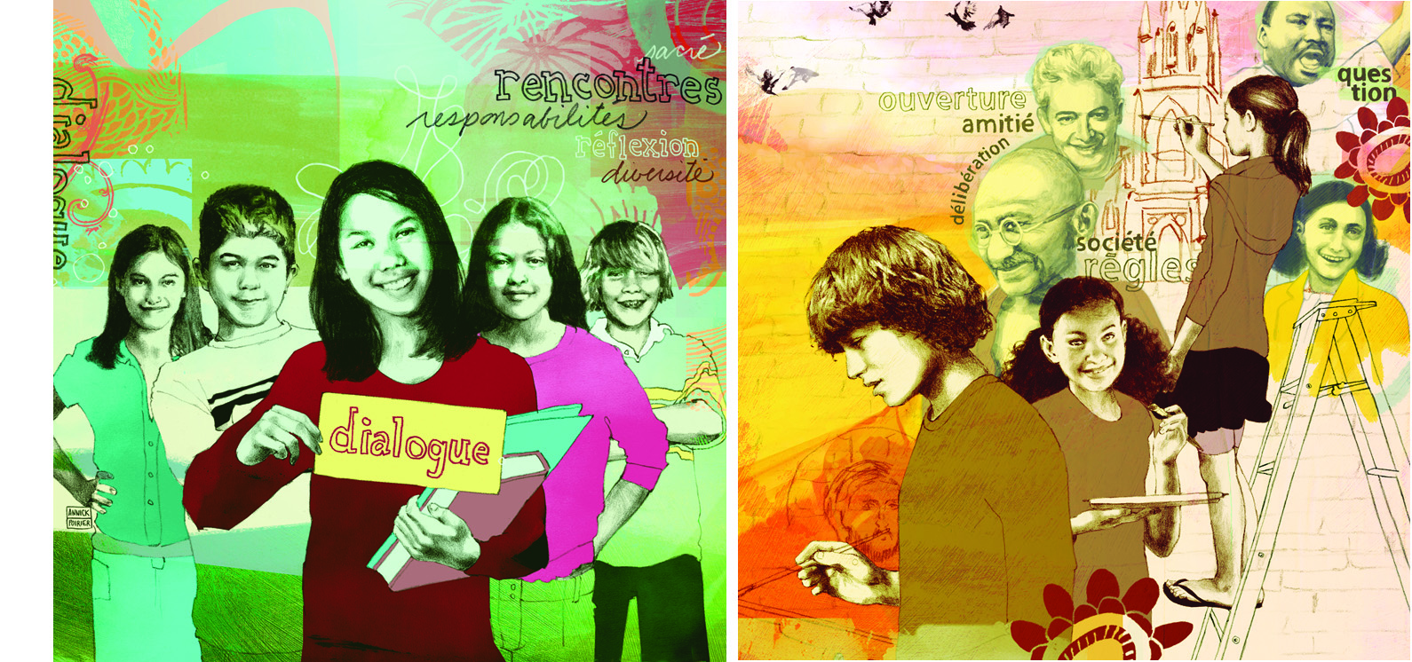 Educational book covers - Religion and Ethic class