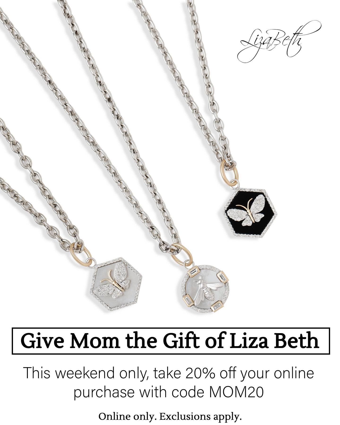Make mom feel special this Mother&rsquo;s Day! 

Take 20% off today thru Sunday!!! Click the link in the bio. 
.
.
.
.
.
#mothersday #mothersdaygift #loveyourmother #baubles #charms #necklaces #bracelets #diamonds  #gold #futureheirlooms #designerjew