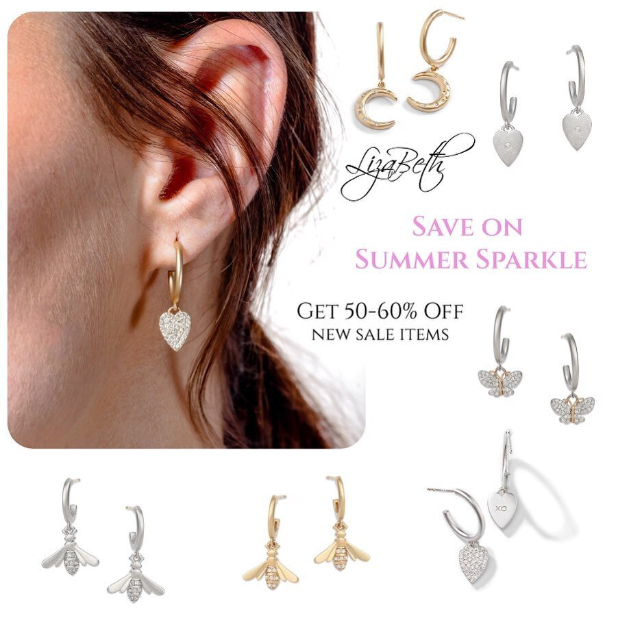 SALE ALERT!

Get your summer sparkle on✨ 

.
.
.
.
#summerjewelry #summervibes☀️ #mixedmetaljewelry #earrings #earringsoftheday #earringstagram🔝 #gold #silver #diamonds #butterfly #huggies #designerjewelry