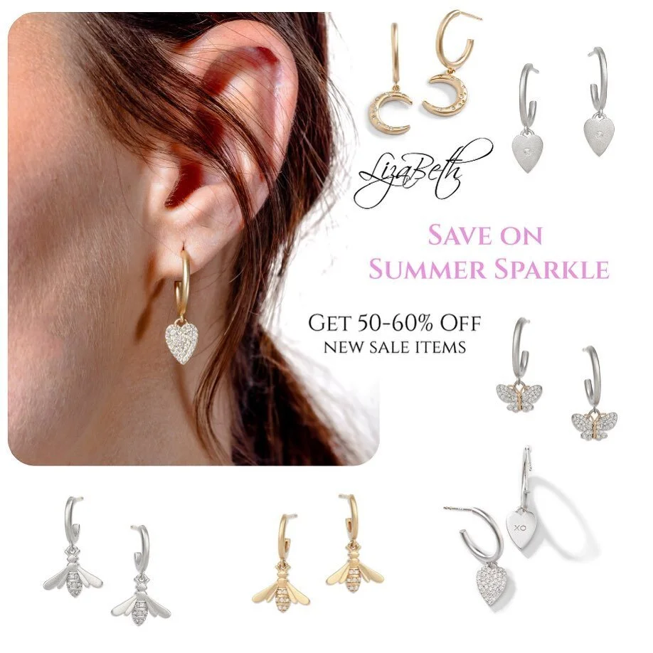 SALE ALERT!
Get your summer sparkle on✨ 
.
.
.
.
#summerjewelry #summervibes☀️ #mixedmetaljewelry #earrings #earringsoftheday #earringstagram🔝 #gold #silver #diamonds #butterfly #huggies #designerjewelry
