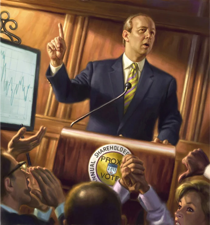cover art for 'Directorship' magazine