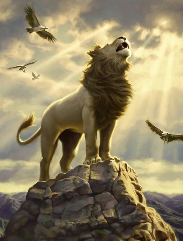 Lion on the Mountain