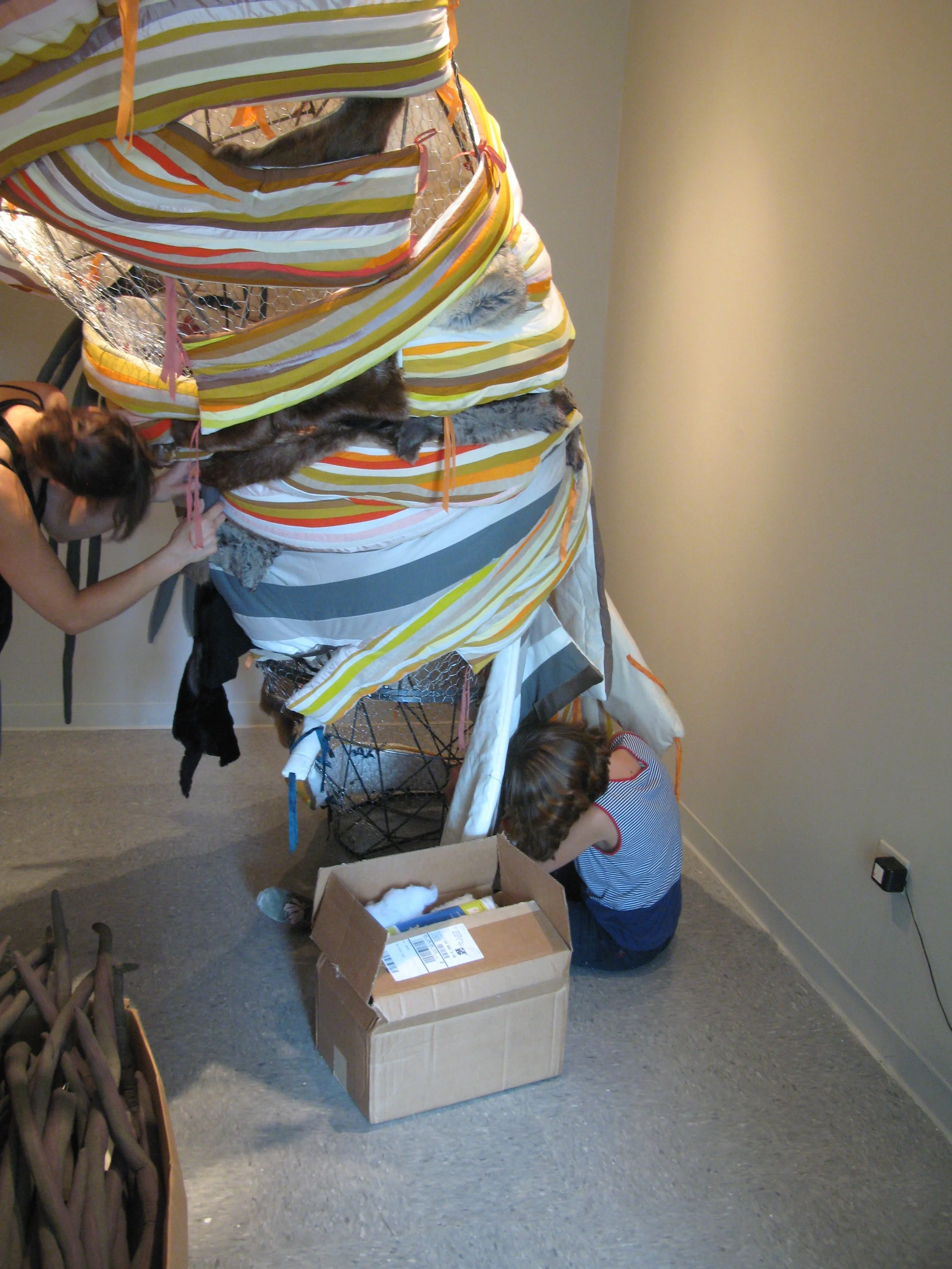 Pattie Lee Becker, What I Thought Was Once Mine is Now Ours (installation), 2011