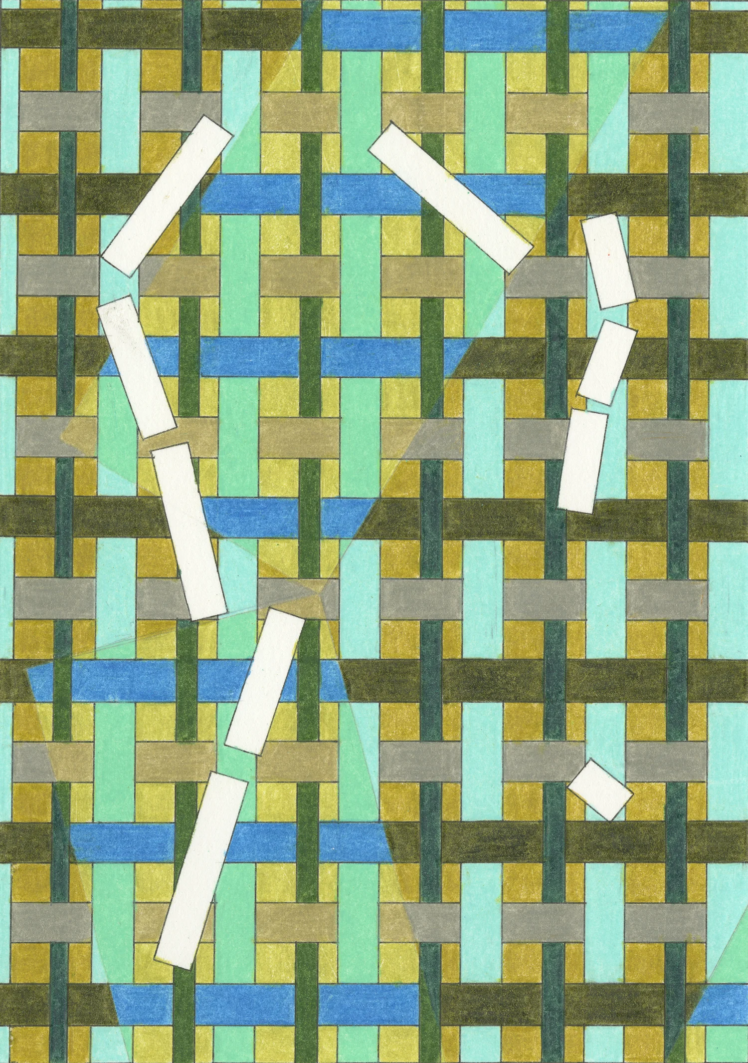 Ladder #1, 5" x 7", 2013