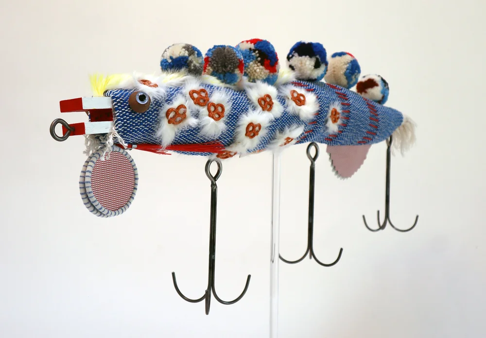 Royal Flush, mixed media, 40" x 18" x 8", 2022