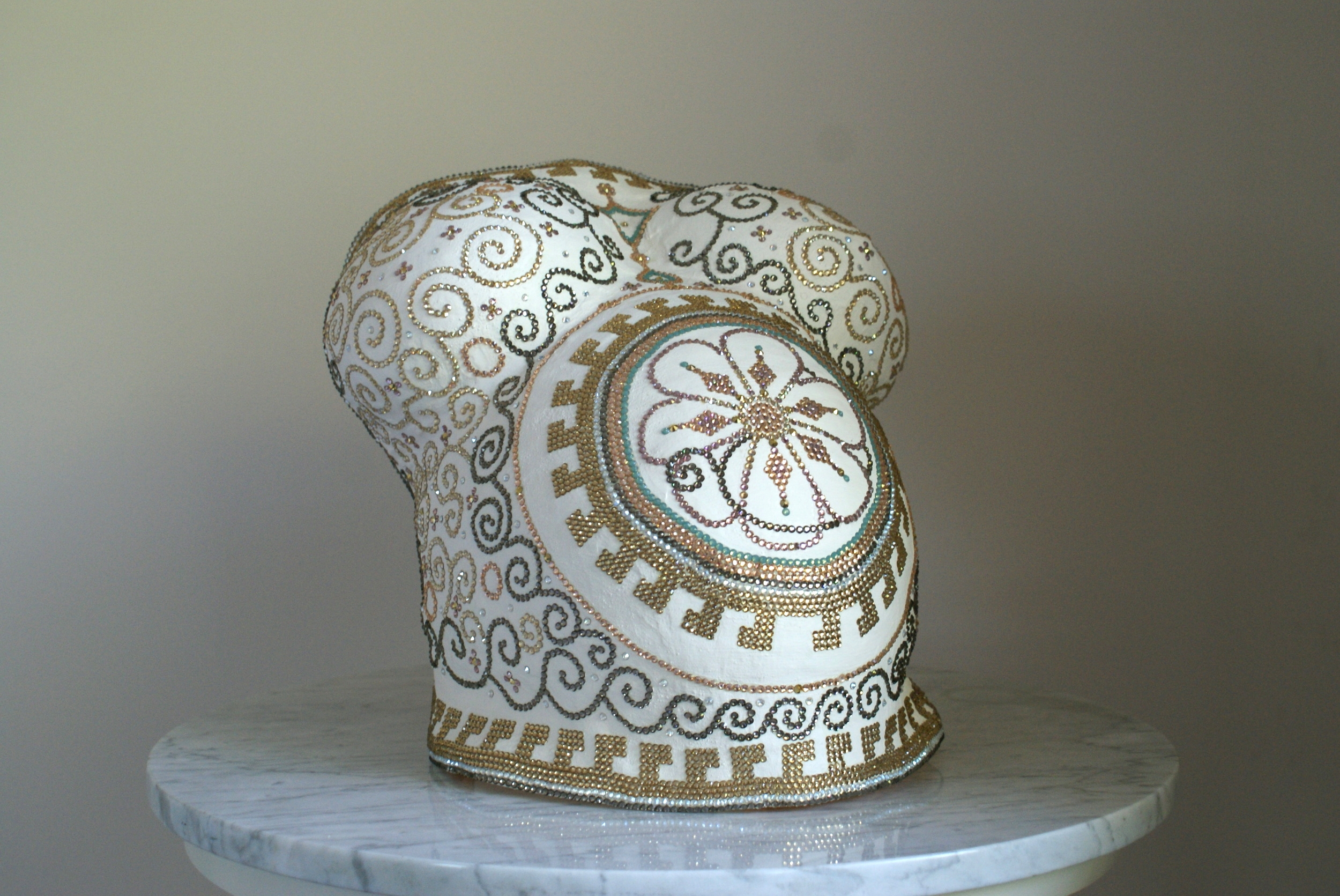 Pregnancy Casting Sculpture by Christina Justiz Roush