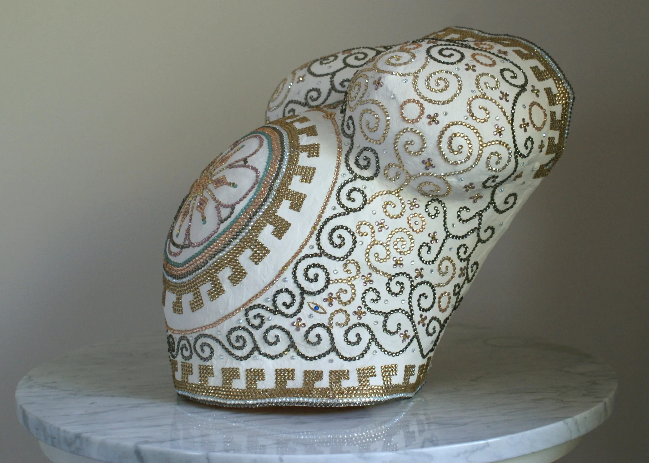 Pregnancy Casting Sculpture by Christina Justiz Roush