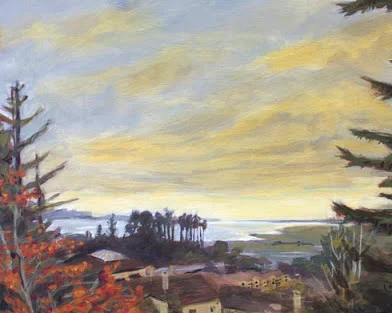 Plein Air from Founder's Hall, HSU