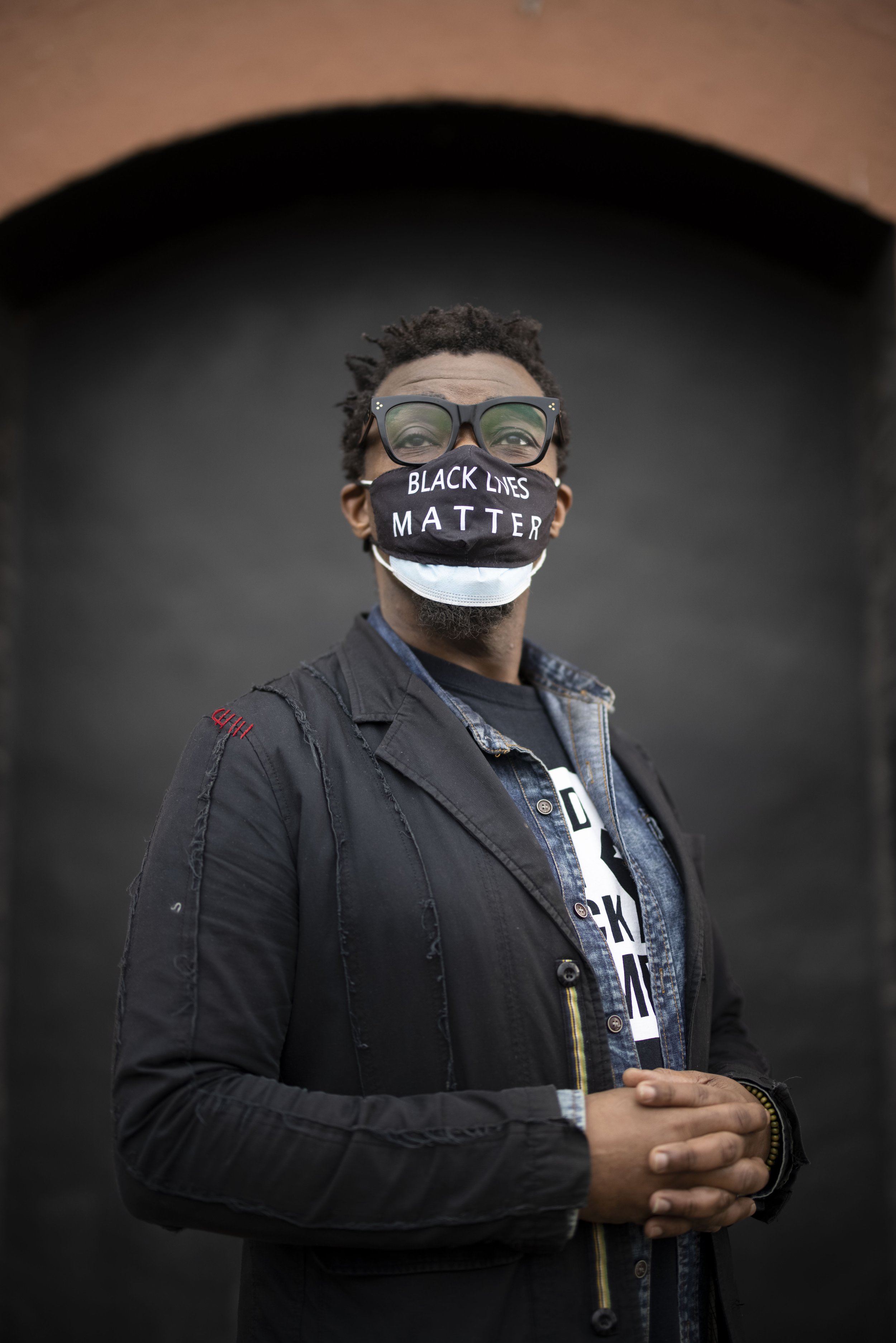  Michael Hinson, president and chief operating officer of SELF Incorporated, posed for a portrait in Philadelphia, Pa. on Monday, March 1, 2021. "This last year has been probably the toughest public service year that I’ve had in my whole career," Hin