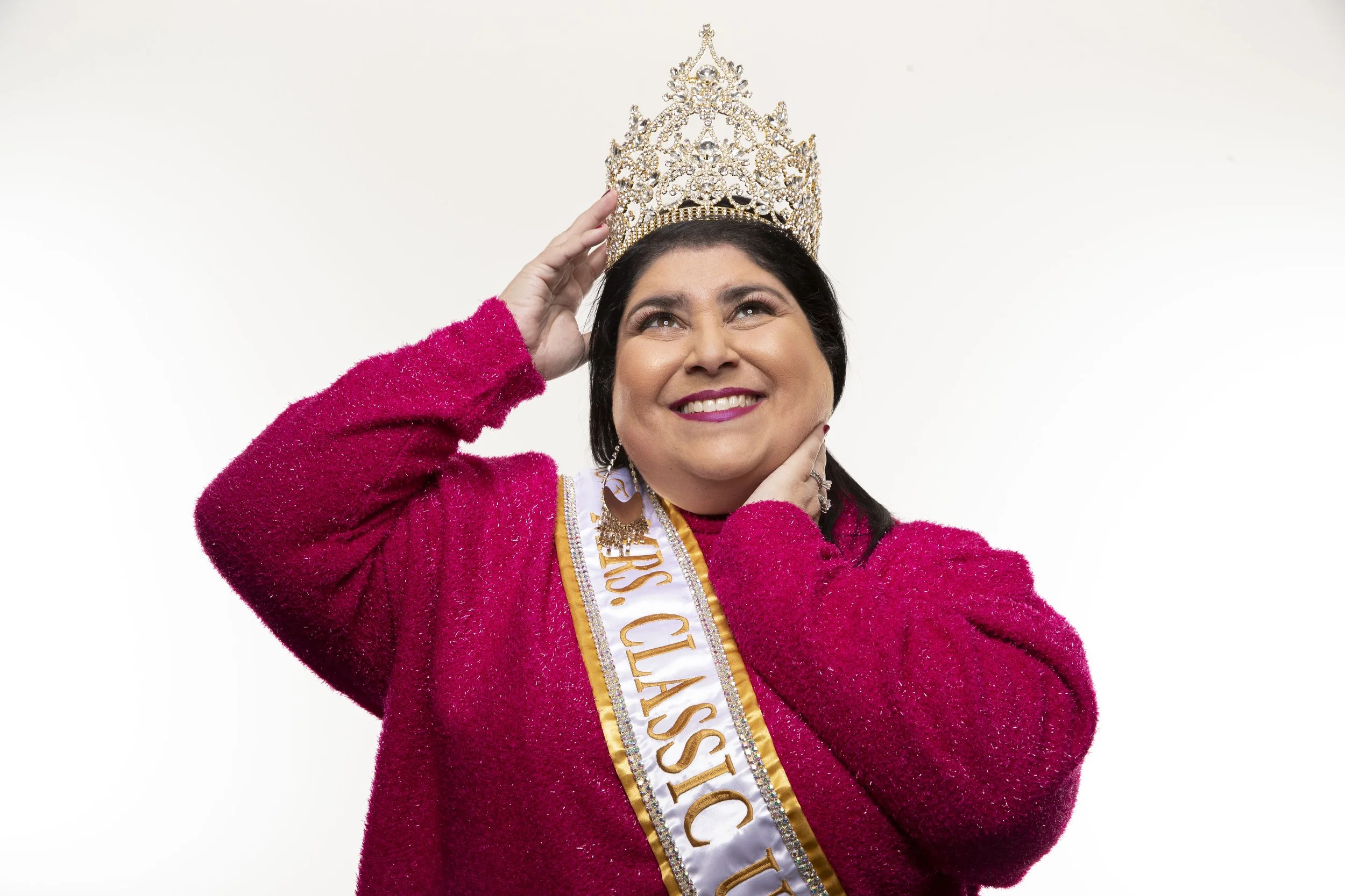  Mrs. Classic Universe winner Jennifer Lynn Robinson posed for a portrait at the Unique Photo studio in Philadelphia, Pa. on Thursday, January 19, 2023.  