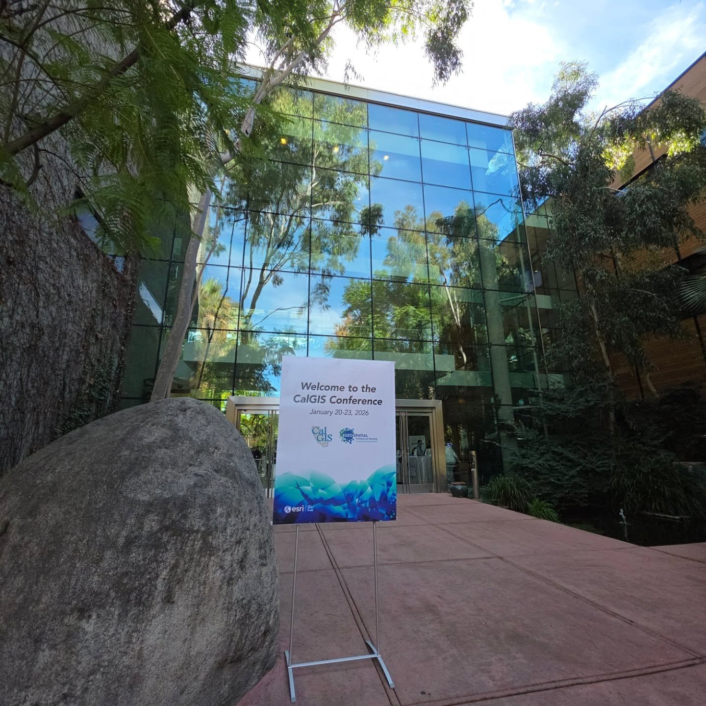 Day 1 of CalGIS 2026 at ESRI Headquarters in Redlands 🌎🌍🌏