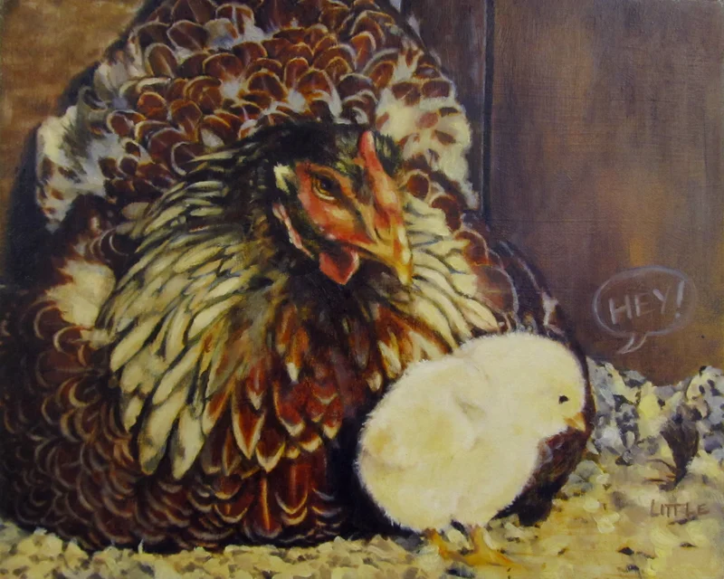 The Young General Shouted, Surprised By the Small Peep That Barely Filled the Nest Box