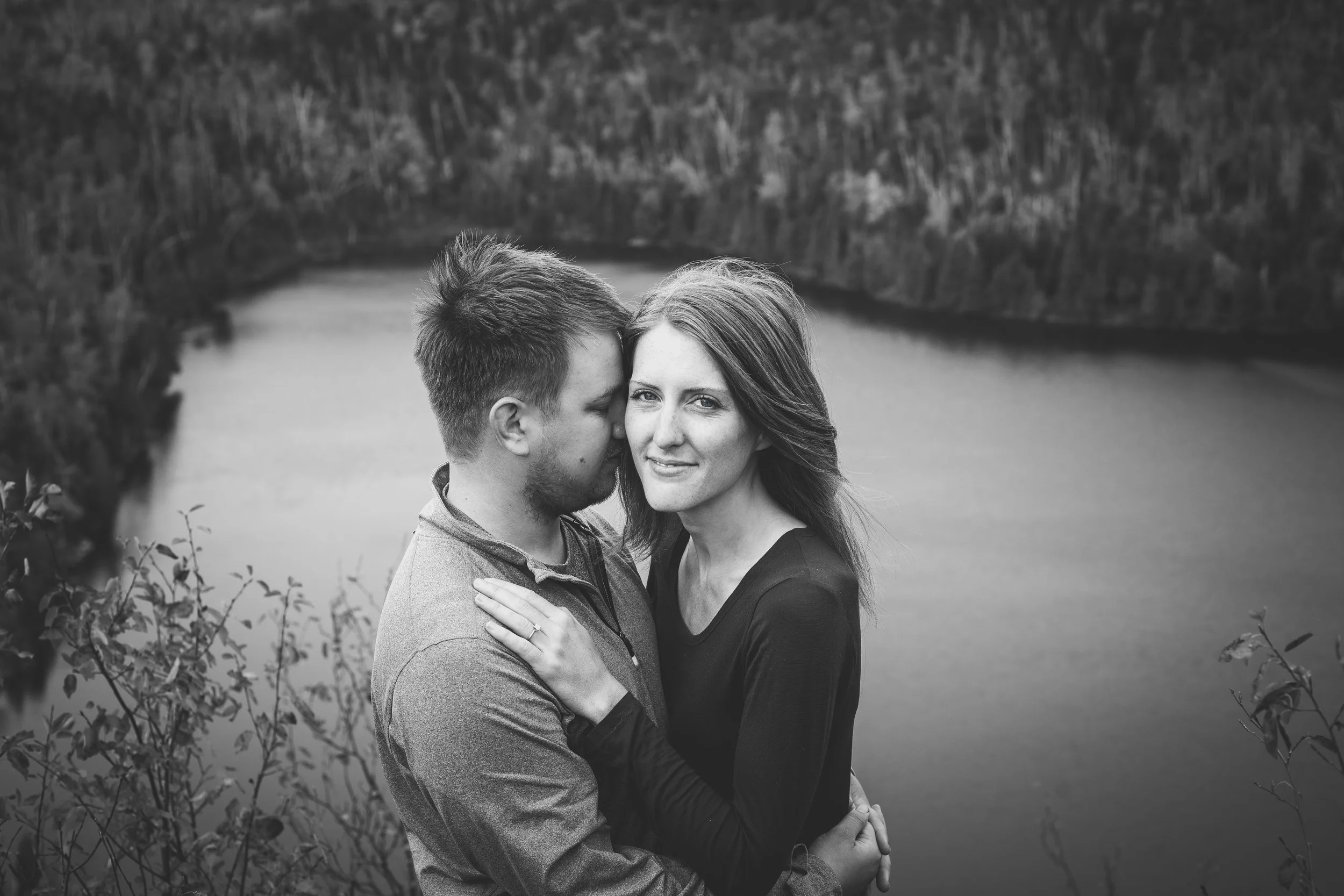 Overlooking Bean Lake, Superior National Forest, Minnesota.