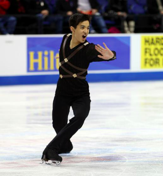 Kevin skating to music from "Thor: The Dark World" at the 2015 US Championships