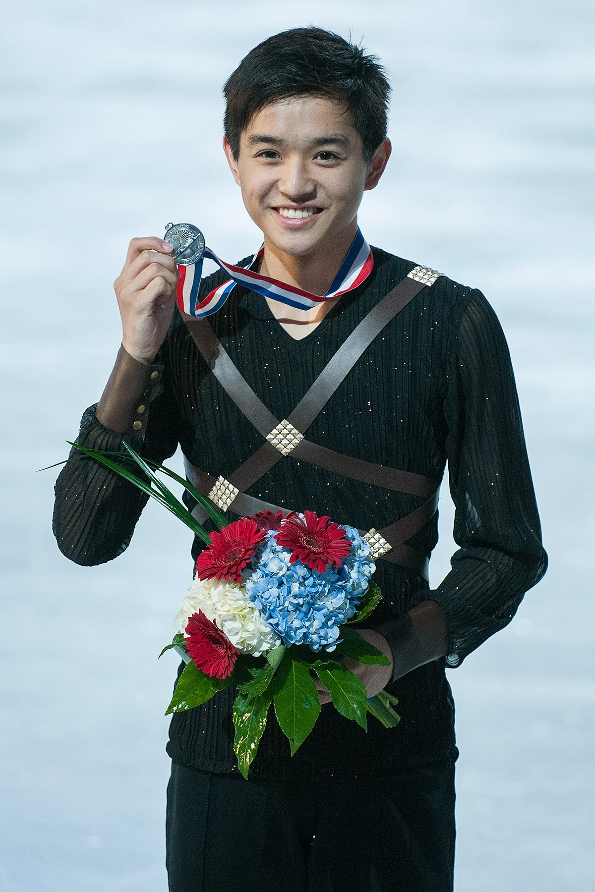 Kevin with his silver medal at the 2015 US Championships