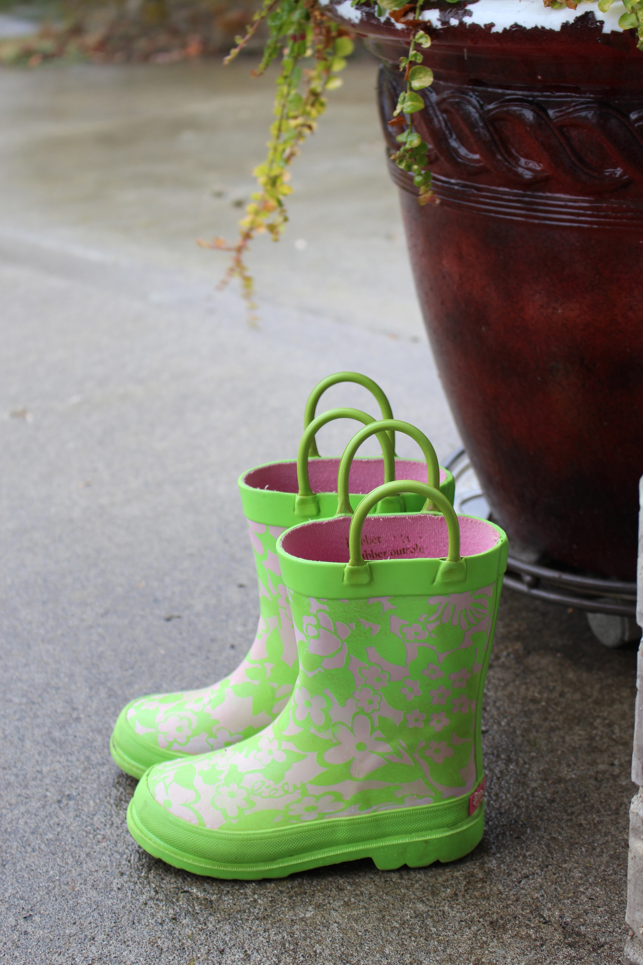 Lilly Pulitzer rainboots from resale