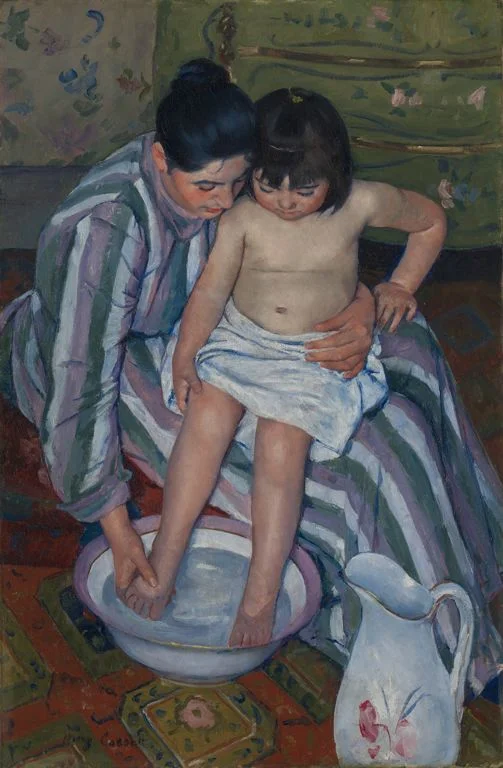 The Child's Bath by Mary Cassatt