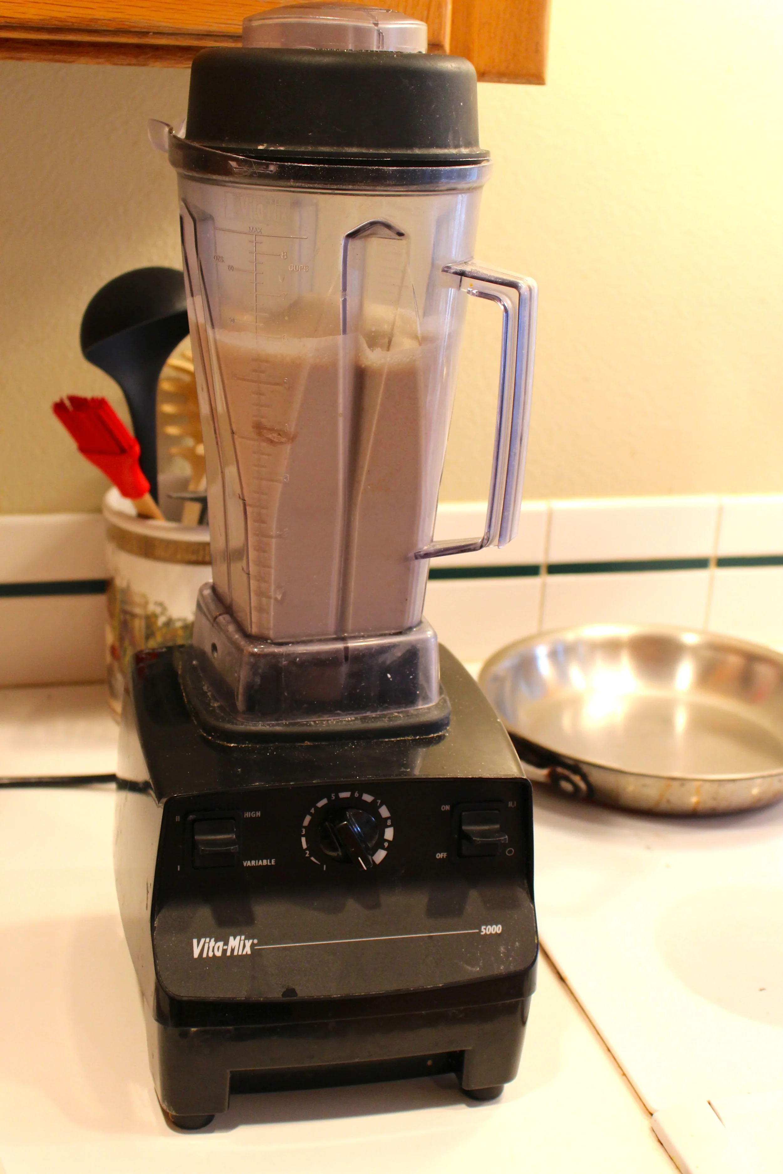Crepe batter blender Vitamix Intentional Mama.jpg