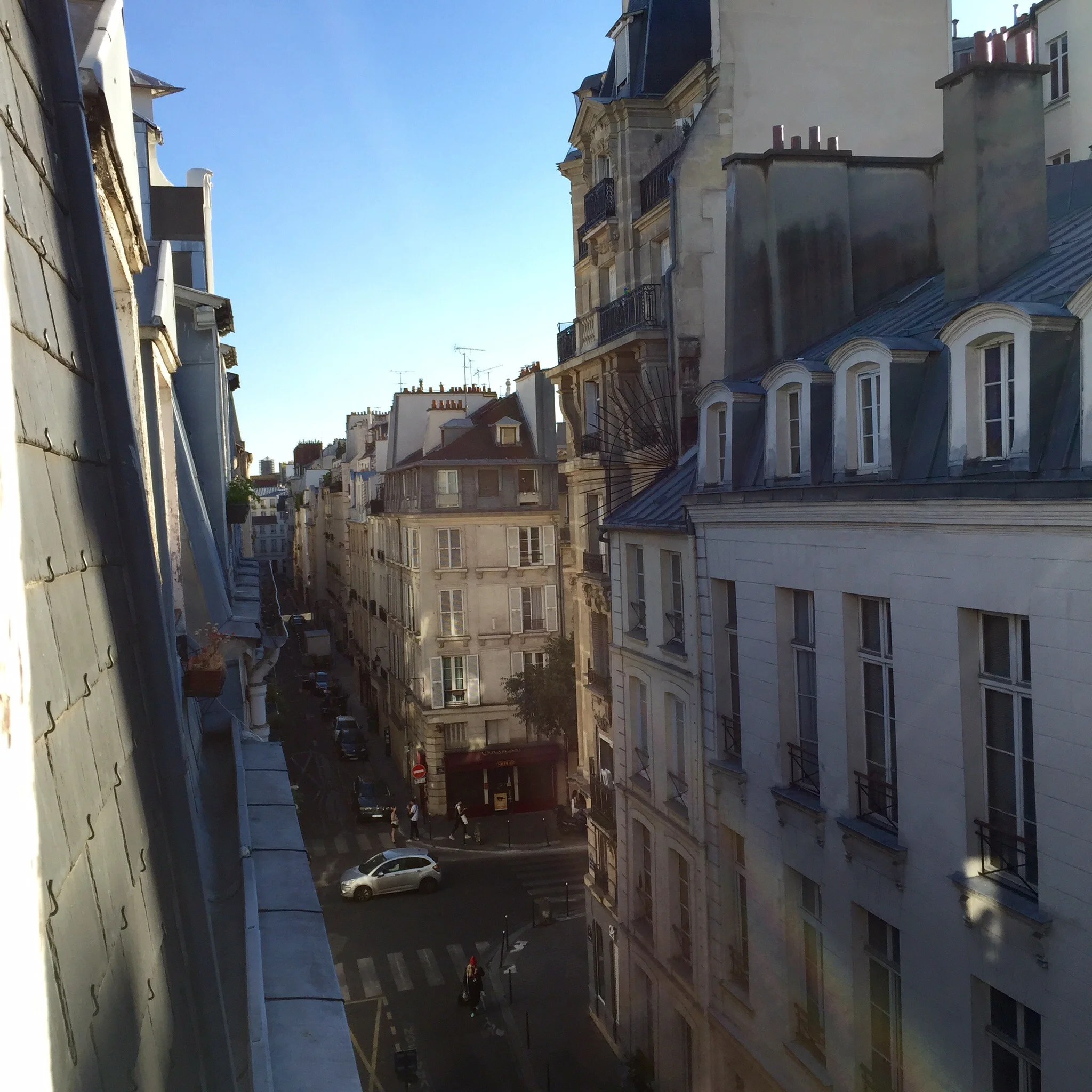 View from our apartment in Paris