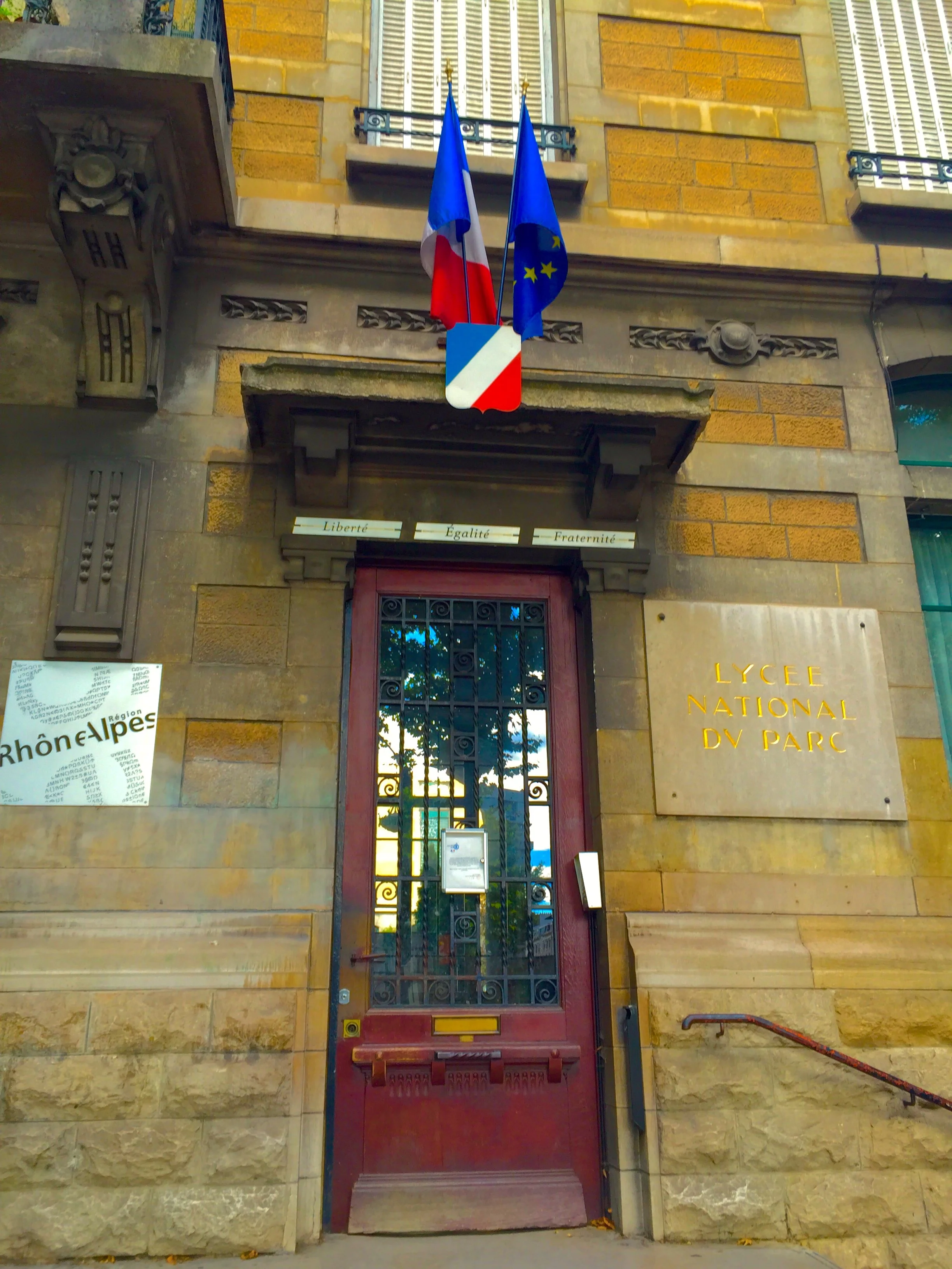 A French high school entrance