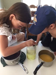 A Day in Our French Homeschooling Life: Ages 1, 4, & 7