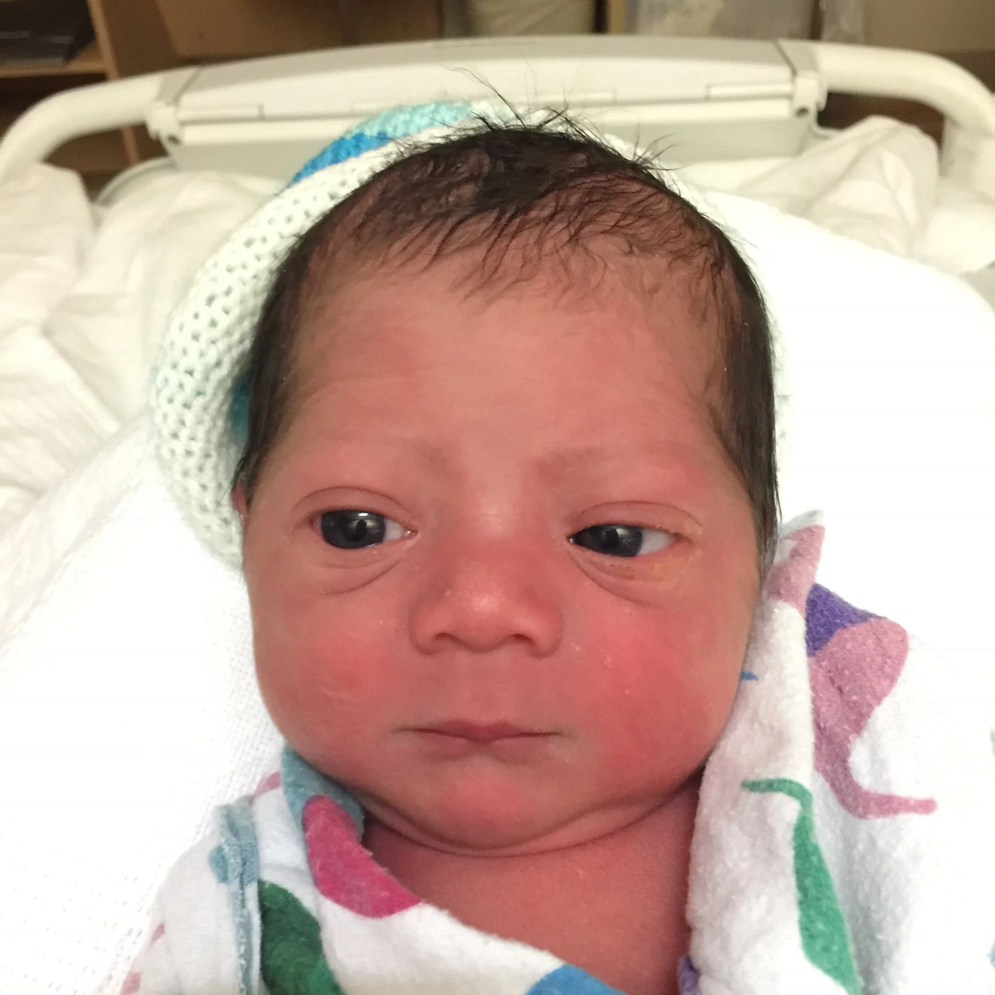 Our little one (at the hospital later)