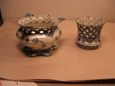 ​Blue Fluted Open Lace Royal Copenhagen