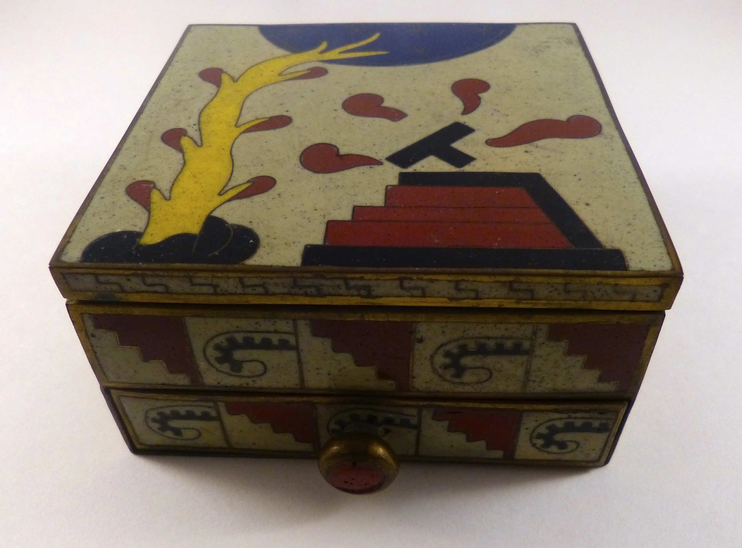 Cloisonne Art Deco Box