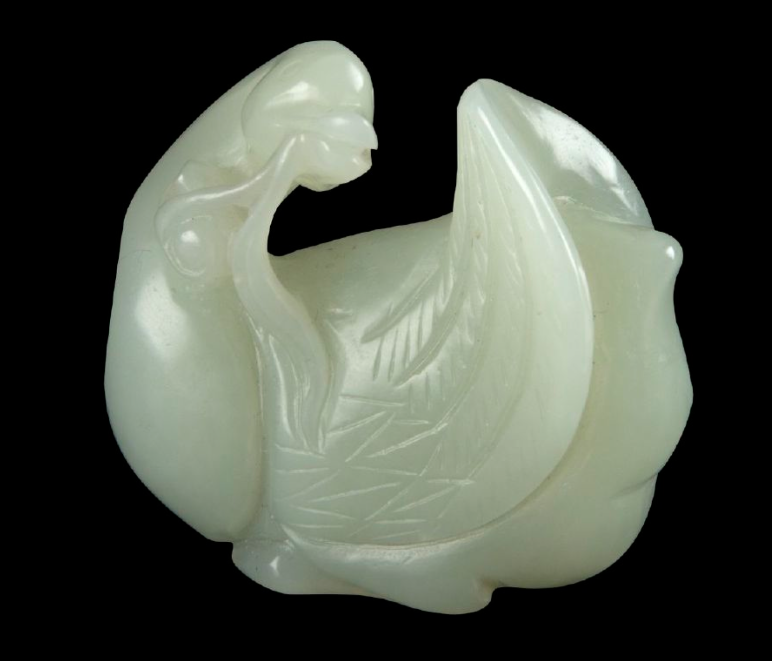 Jade Carving of Duck