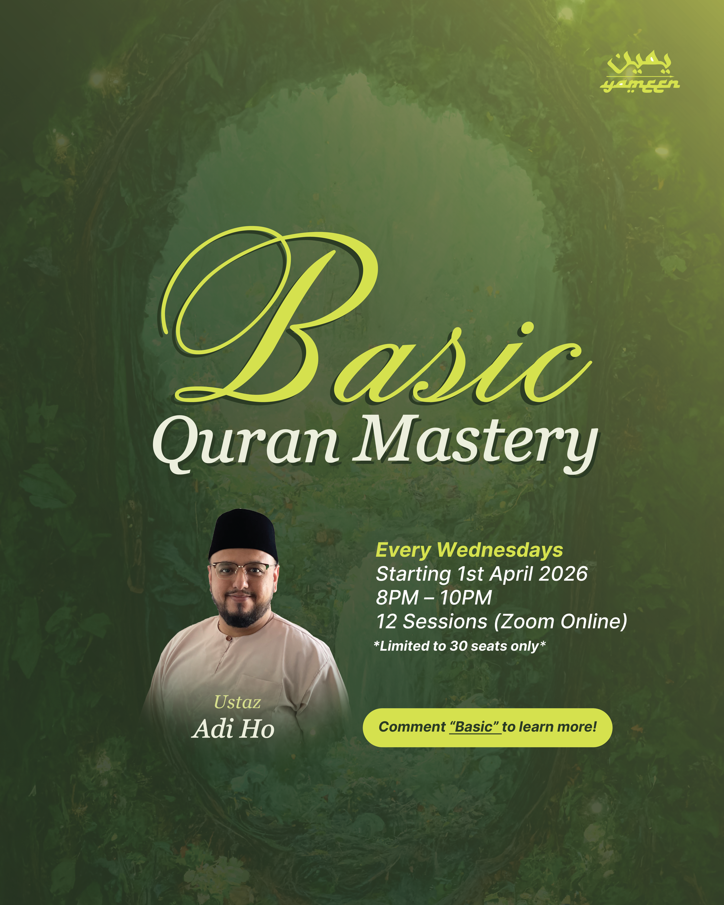 QURAN LEARNING MASTERY: BASIC INTENSIVE EDITION