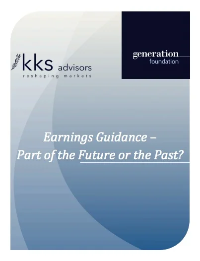 Title: Earnings Guidance Authors: Gabriel Karageorgiou and George Serafeim Date: January 2014