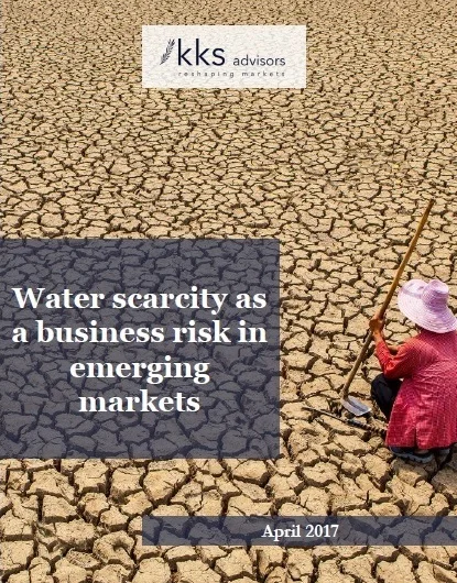 Title: Water Scarcity as a Business Risk in Global Emerging Markets Authors: Thomas Cobti, Sakis Kotsantonis, Dylan Rees-Williams Date: April 2017
