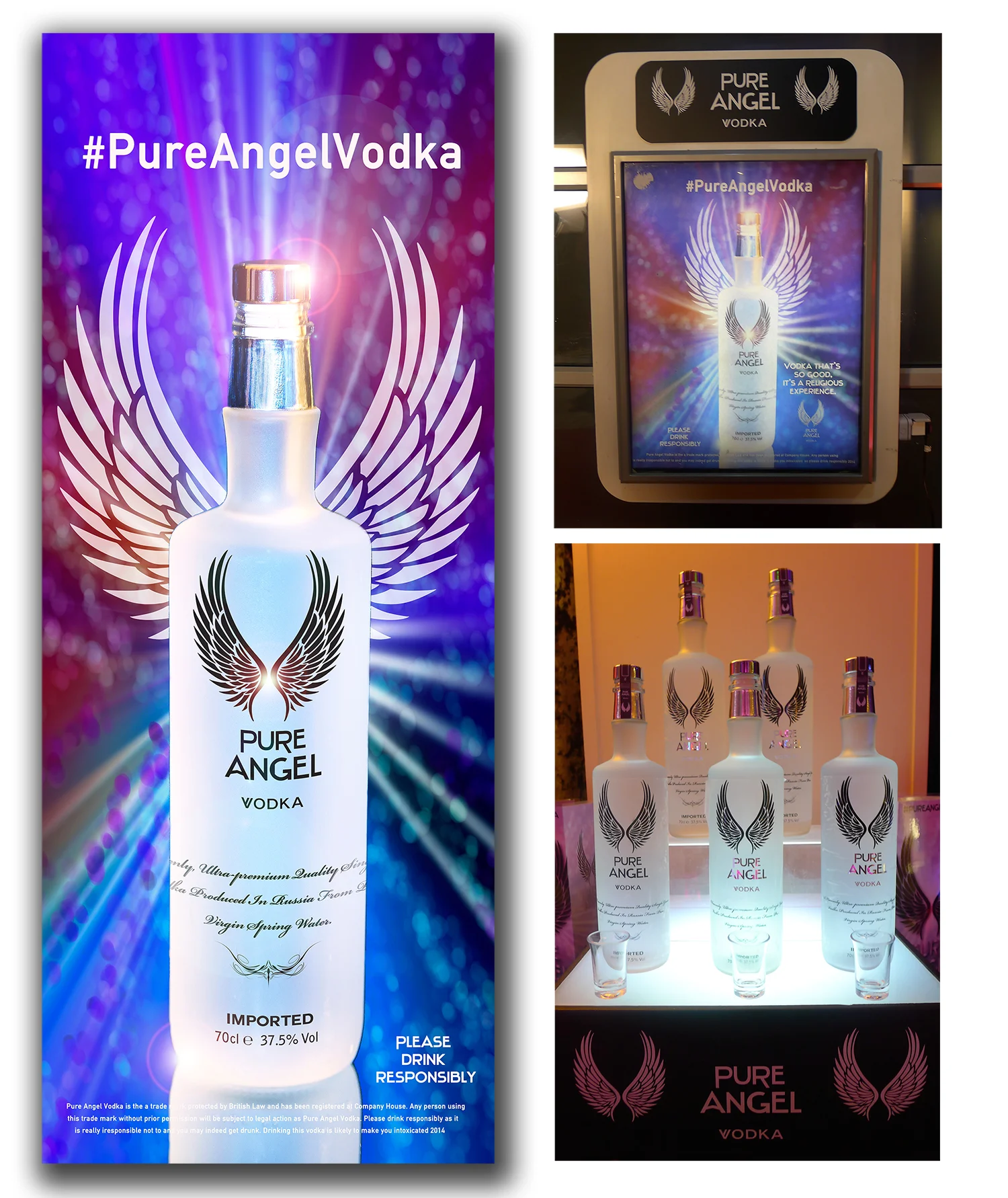Vodka brand for "townie" nightclub