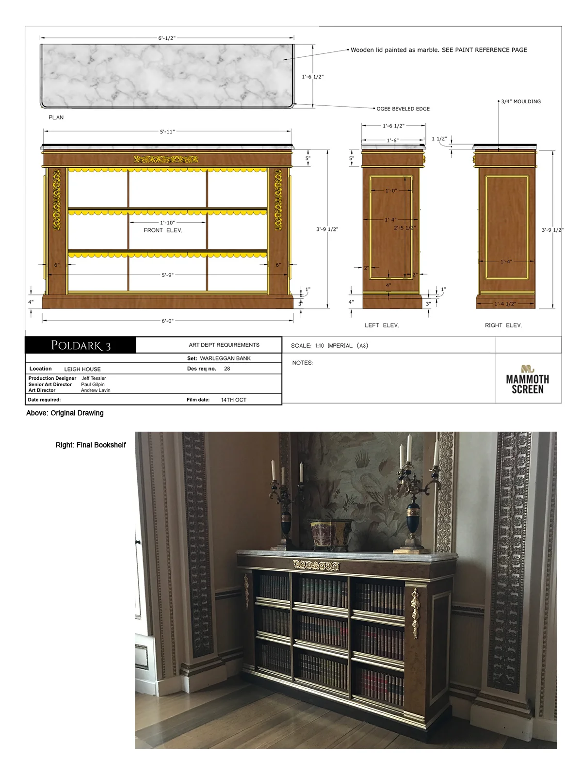 Bookcase - Radiator cover