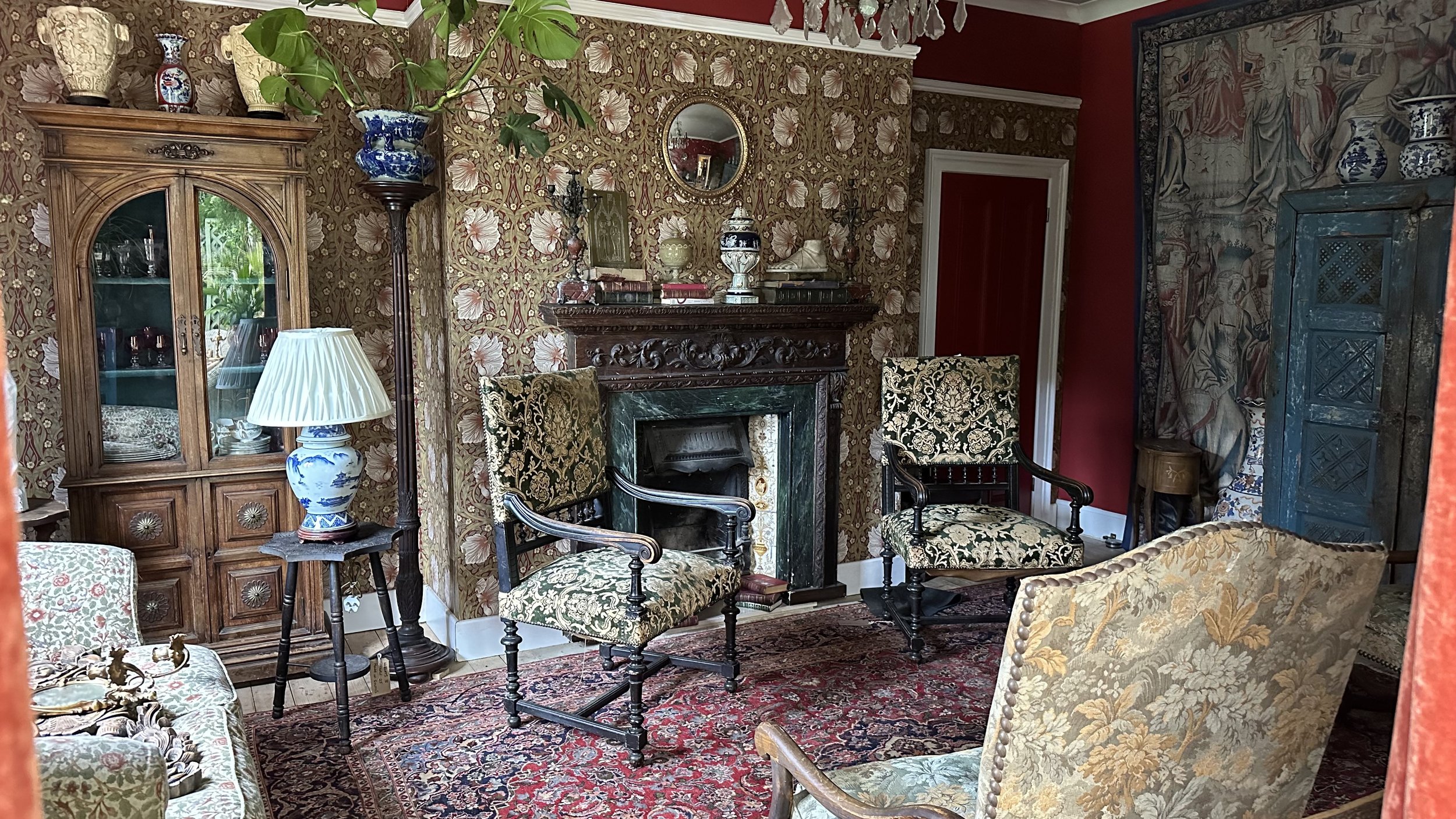 Judith's Sitting Room Decorated and dressed
