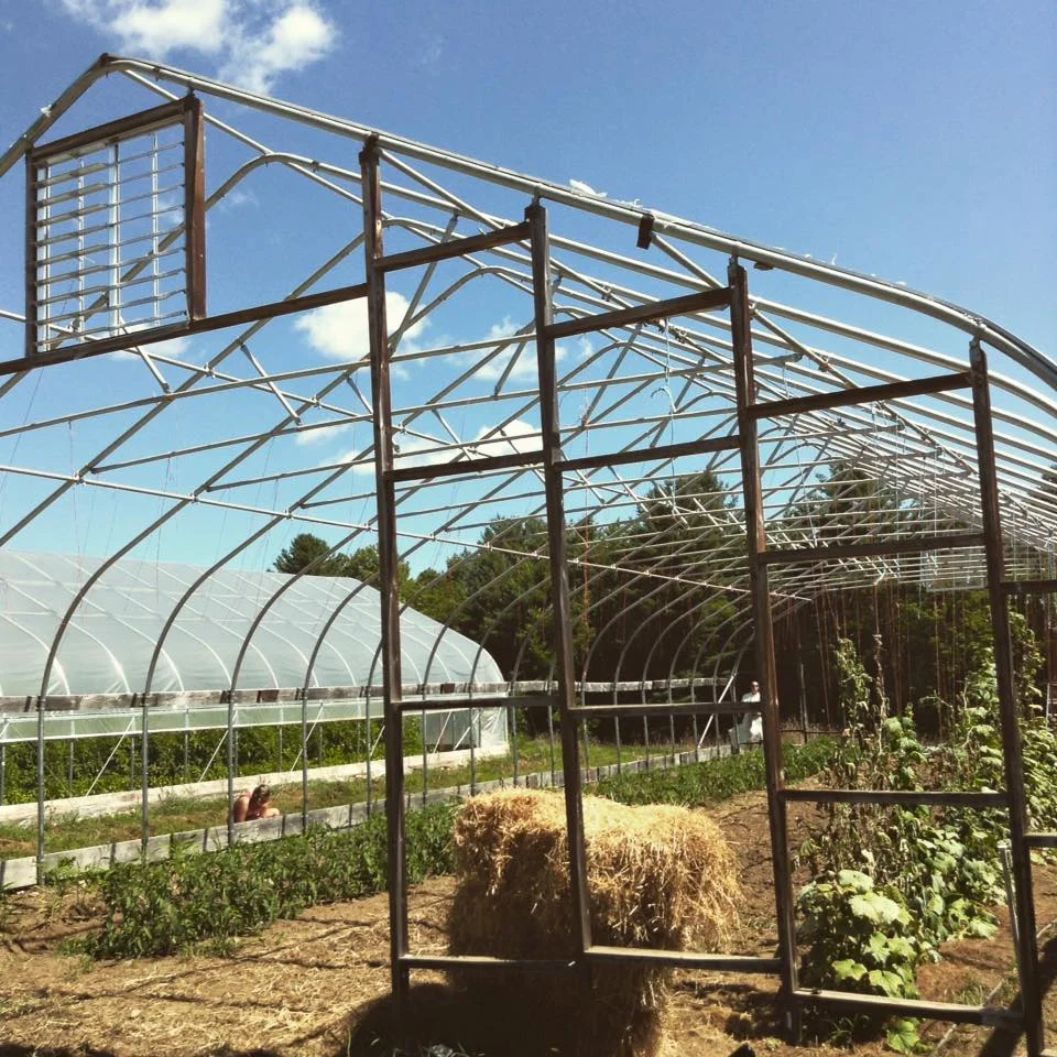 Our original high tunnel is getting a face lift! Time to take off the old ragged plastic and put on a new batch while tweaking the framework just a bit.