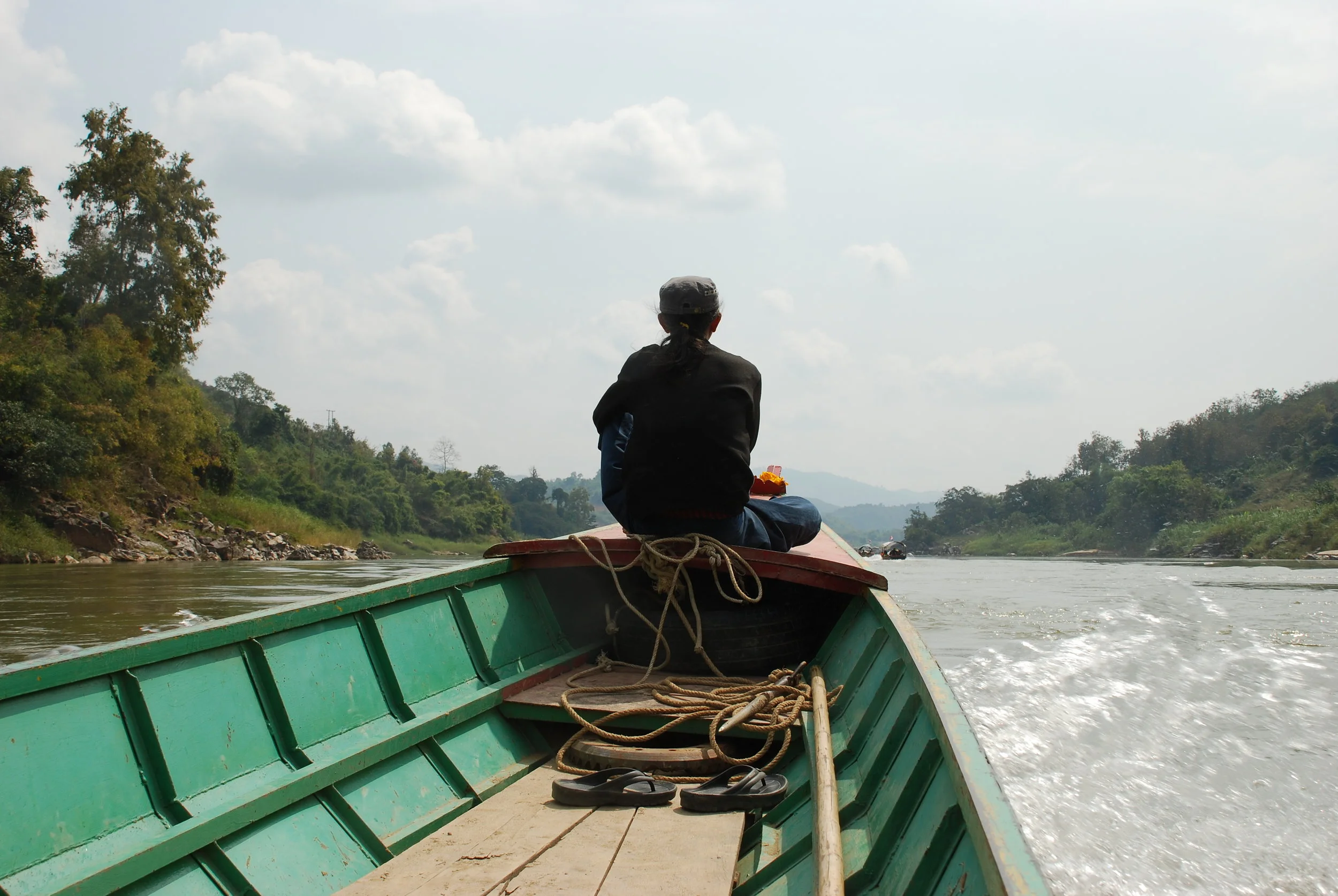 kruti on the Mekong River 