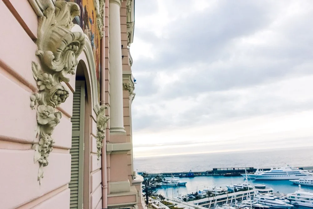 Balcony views from the Hotel Hermitage.