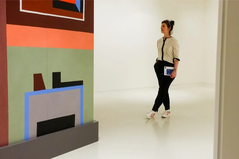 The contemporary art gallery at Villa Paloma.