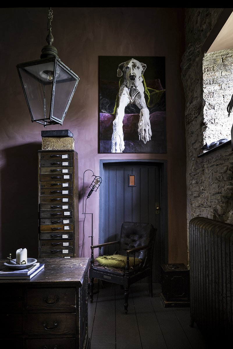 Antique dealer Alex MacArthur for The World of Interiors